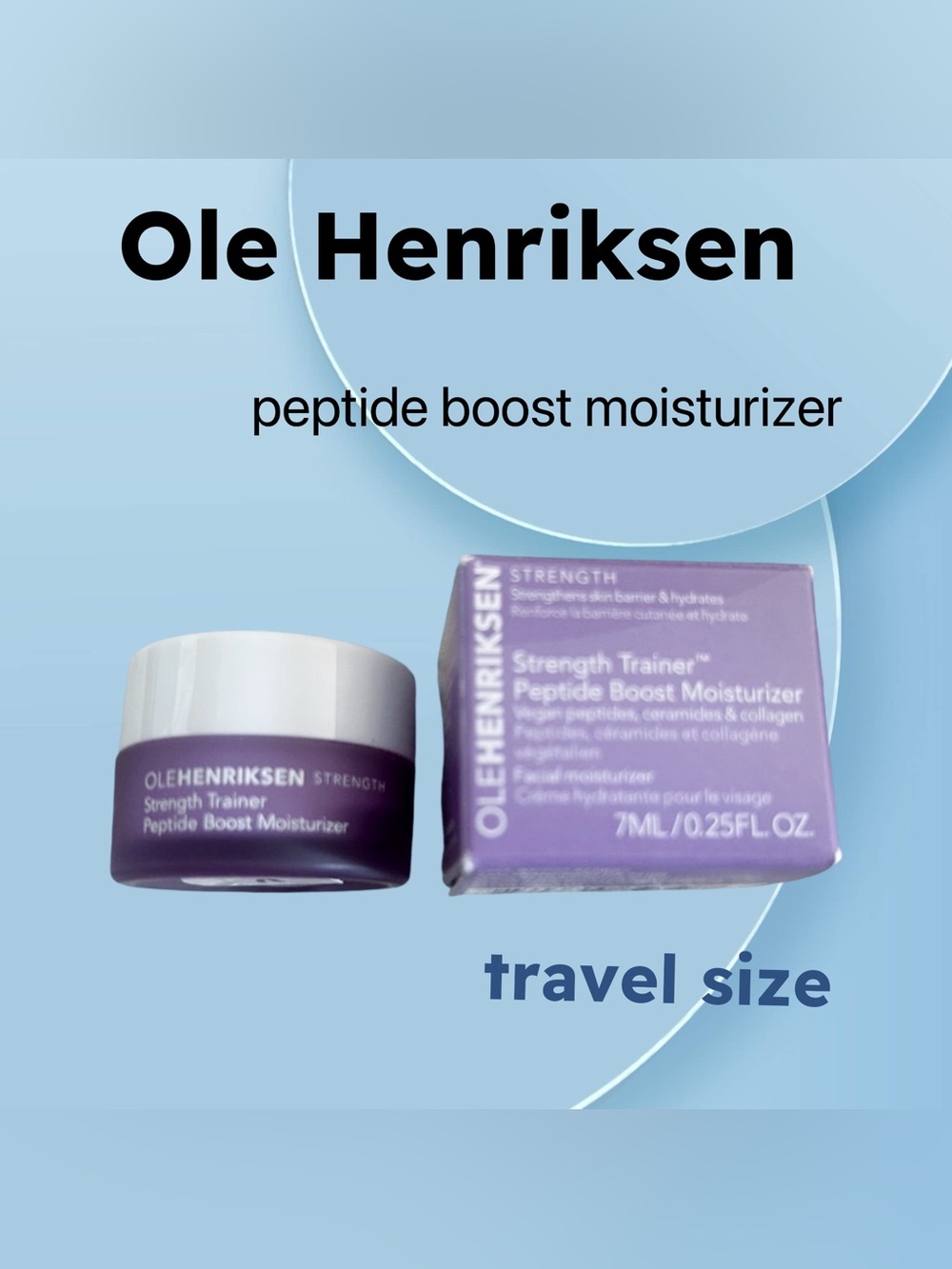 🇩🇰🆕BNIB Ole Henriksen |TRAVEL| Daily moisture staple & barrier Strength cream
